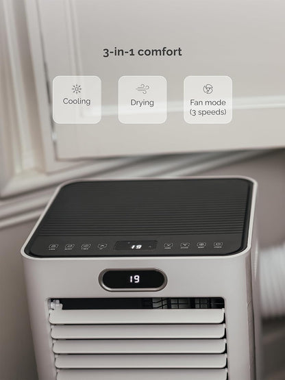 Meaco MeacoCool Pro Series 10,000 Portable Air Conditioner - Wi-Fi enabled with Meaco App, Low Energy, Low Noise, Free Flexible Window Kit