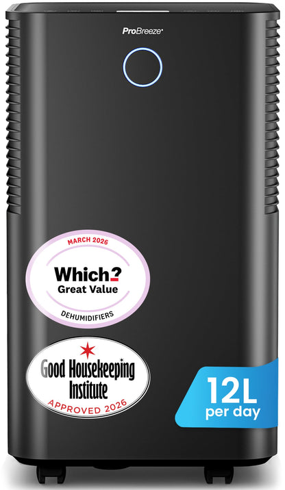 Pro Breeze® 20L OmniDry WiFi Dehumidifier with Automatic Humidity Sensor & Display, Sleep Mode, 24Hr Timer, Laundry Drying, Continuous Drainage with Smart App - WHICH? BEST BUY DEHUMIDIFIER AWARD
