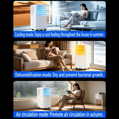 Portable Air Conditioner, 10,000 BTU Quiet AC Unit with Cool, Dehumidifier & Fan Modes, Remote, 24h Timer, Window Kit for Bedrooms Up to 300 sq ft