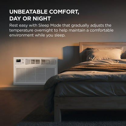 TCL H8T9E1-A Intelligent Wall Air Conditioner, Fan and Dehumidifier, 350 m² Ft, Remote Control, Works with Alexa/Google Assistant, White