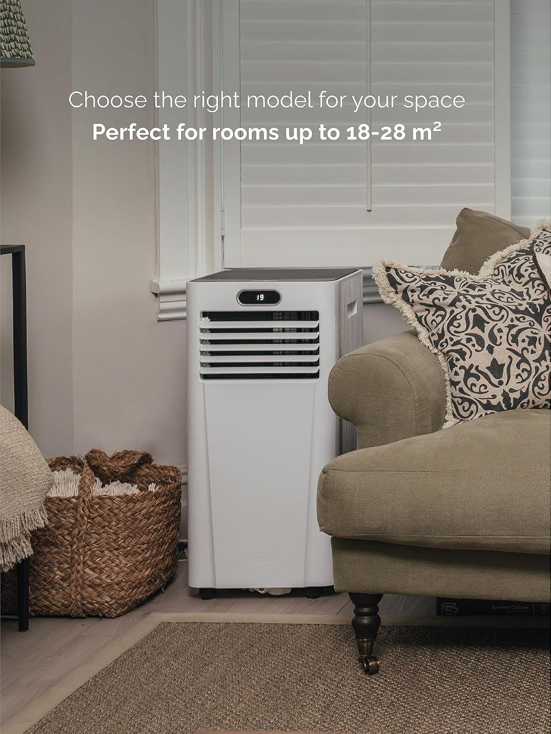 Meaco MeacoCool Pro Series 10,000 Portable Air Conditioner - Wi-Fi enabled with Meaco App, Low Energy, Low Noise, Free Flexible Window Kit